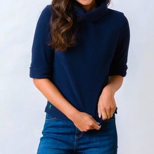 Dudley Stephens Orchard St Boatneck in Navy -SZ Small